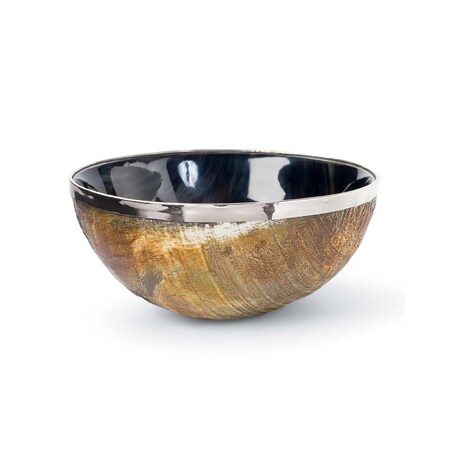 Regina Andrew Polished Horn And Brass Bowl 20-1049